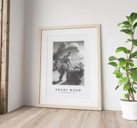 Grant Wood - Approaching Storm 1940