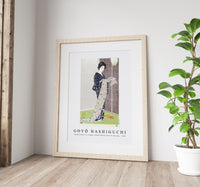 Goyo Hashiguchi - Young woman in a summer kimono Natsu yosoi no musume 1920