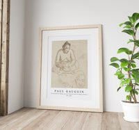 Paul gauguin - Seated Tahitian Woman (recto); Standing Tahitian Woman (verso) 1891-1893