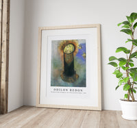 Odilon Redon - The Head of John the Baptist, on a Pillar by Odilon Redon 1890