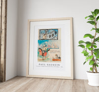 Paul Gauguin - Caricatures of Gauguin and Governor Gallet, with headpiece  1900