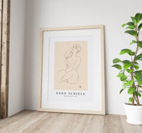 Egon Schiele - Naked lady. Nude 1917