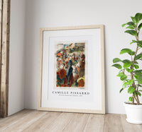 Camille Pissarro - The Gisors Market, Rue Cappeville 1894