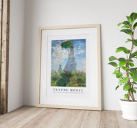 Claude Monet - Woman with a Parasol, Madame Monet and Her Son 1875