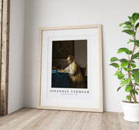 Johannes Vermeer - A Lady Writing a Letter 1665