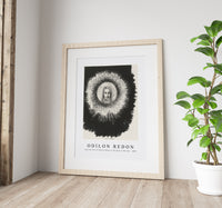 Odilon Redon - And the Face of Christ Shone in the Disk of the Sun 1888