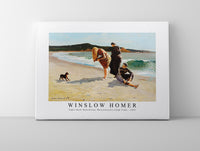 winslow homer - Eagle Head, Manchester, Massachusetts (High Tide)-1870