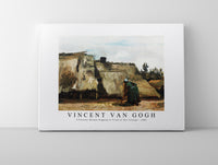 Vincent Van Gogh - A Peasant Woman Digging in Front of Her Cottage (c.1885)