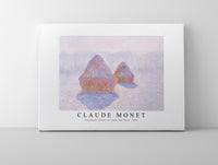 Claude Monet - Haystacks (Effect of Snow and Sun) 1891