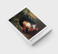 Henriëtte Ronner-knip - Cat with Kittens 1844