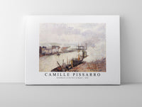 Camille Pissarro - Steamboats in the Port of Rouen 1896