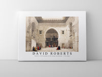 David Roberts - Interior of the mosque of the Sultan the Ghoree-1796-1864