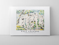 Paul Cezanne - The Bathers (Small Plate) 1897