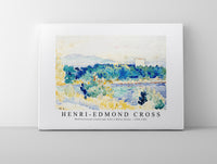 Henri Edmond Cross - Mediterranean Landscape with a White House 1900-1905