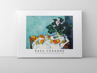 Paul Cezanne - Still Life with Apples and a Pot of Primroses 1890