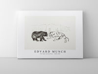 Edvard Munch - The Tiger and the Bear 1908-1909