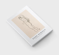 Egon Schiele - Standing Nude Girl, Facing Left 1918