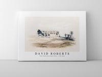 David Roberts - Wady Maharraka temple Nubia-1796-1864