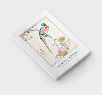 Numata Kashu - Macaw and Drooping Peach illustration from Pictorial Monograph of Birds (1885)