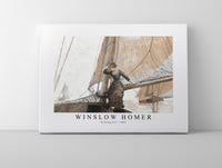 winslow homer - Yachting Girl-1880