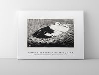 Samuel Jessurun De Mesquita - White Maguar Stork (Ooievaar, Magoear–ooievaar) (1914)