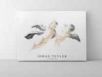 Johan teyler - Two flying Putti