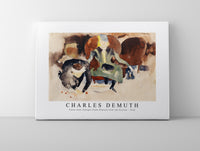 Charles demuth - Scene after Georges Stabs Himself with the Scissor-1916