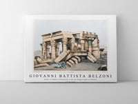 Giovanni Battista Belzoni - Ruins of Ombos illustration from the kings tombs in Thebes 1778-1823