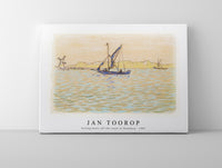 Jan Toorop - Sailing boats off the coast of Domburg (1907)