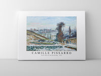 Camille Pissarro - Snow effect at the Hermitage 1875