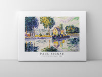 Paul Signac - View of the Seine, Samois (1906)