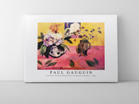 Paul gauguin - Still Life with Head-Shaped Vase and Japanese Woodcut 1889