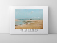 Odilon Redon - Beach at Low Tide (Mouth of the River) 1869