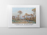 Camille Pissarro - The Road to Versailles, Louveciennes Morning Frost 1871
