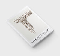 Alphonse Mucha - Large carved and patinated bronze capital 1869-1939