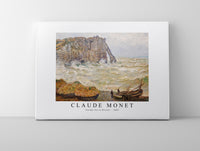 Claude Monet - Stormy Sea in Étretat 1883