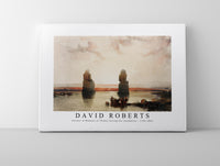 David Roberts - Statues of Memnon at Thebes during the inundation-1796-1864