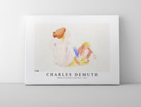 Charles demuth - Woman with Child in Red Suit-1916