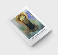 Odilon Redon - The Head of John the Baptist, on a Pillar by Odilon Redon 1890