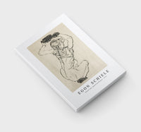 Egon Schiele - Naked lady. Squatting Woman 1914