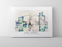 Paul Signac -Entrance to the Harbor of La Rochelle (ca. 1920–128)