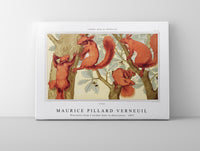 Maurice Pillard Verneuil - Écureuils from L'animal dans la décoration (1897)