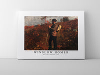 winslow homer - Man with a Knapsack-1873