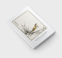 Numata Kashu - Chinese Tree-Pipit and Wheat illustration from Pictorial Monograph of Birds (1885)