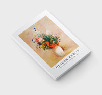 Odilon Redon - Vase of Flowers (Pink Background) (1906)