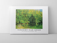 Vincent Van Gogh - Path in the Park of Arles with Walkers 1888