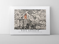 Paul gauguin - Change of Residence, from the Suite of Late Wood-Block Prints 1899