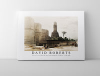 David Roberts - Gate of Victory (Bab an Nasr) and Mosque of El Hakim-1796-1864