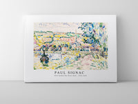 Paul signac - Petit Andely-The River Bank (1920-1929)