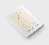 Egon Schiele - Naked woman backview. Standing Nude, Facing Right 1918